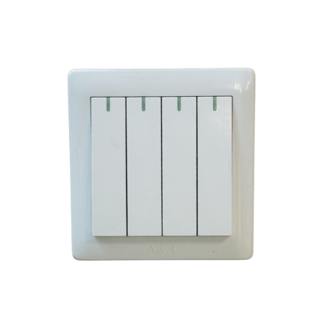 ​S&A CLASSIC SERIES-4 GANG SWITCH