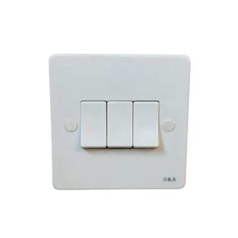 ​S&A LUXE SERIES-3 GANG SWITCH